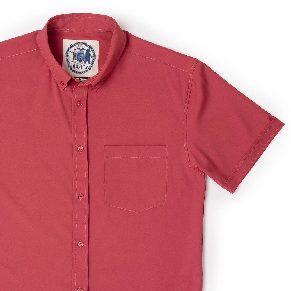Cabana Collection "Siesta Red" – KUNUFLEX Short Sleeve Shirt - Image 2