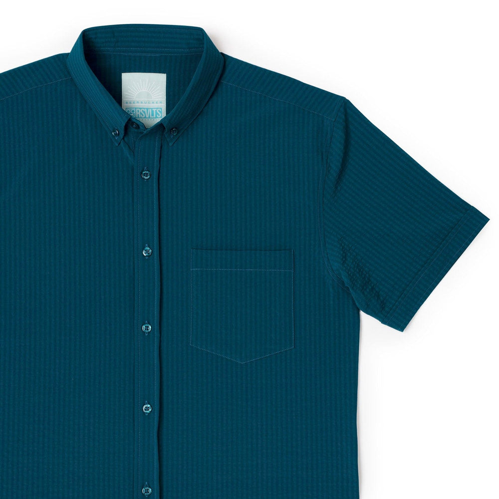 Chesapeake Bay – Stretch Seersucker Short Sleeve Shirt