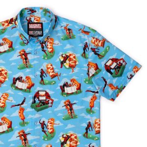Deadpool "Chimichanga Dreams" – KUNUFLEX Short Sleeve Shirt