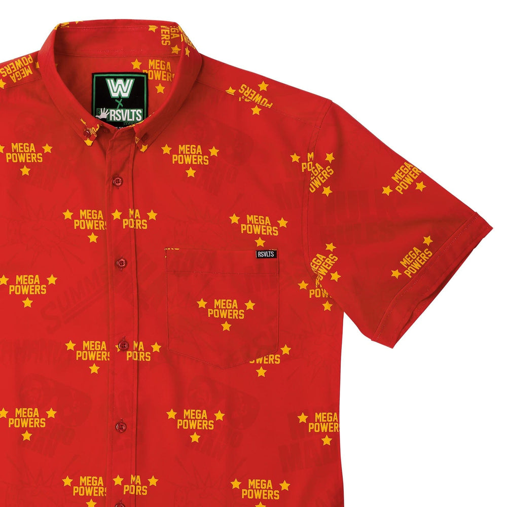 WWE "Mega Powers" – KUNUFLEX Short Sleeve Shirt - Image 2