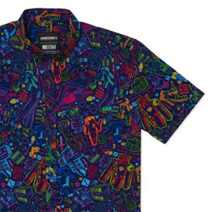 Minecraft "Neon Block Party" – KUNUFLEX Short Sleeve Shirts