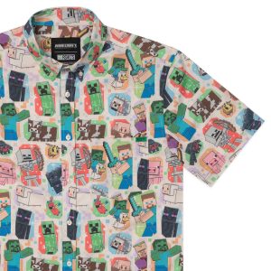 Minecraft "Mob Menagerie" – KUNUFLEX Short Sleeve Shirt