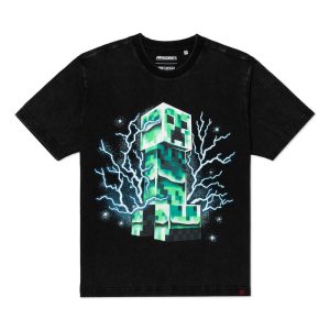 Minecraft "Charged and Creeping" – Vintage Crewneck Tee