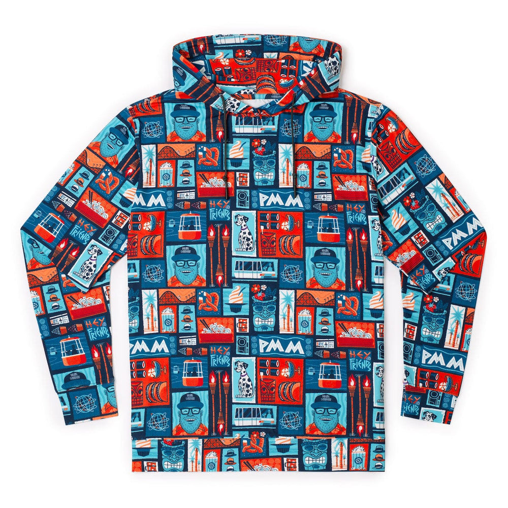 Paging Mr. Morrow "Hey, Friends" – Performance Hoodie
