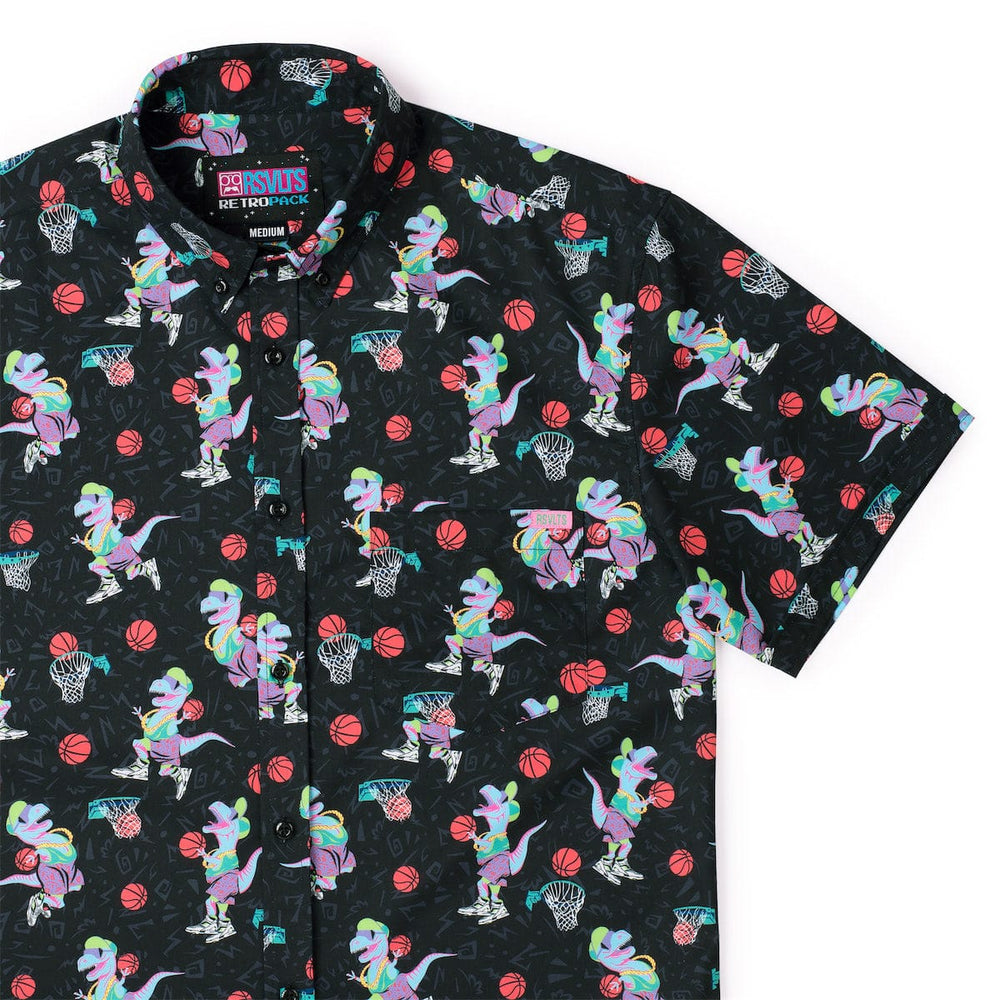 ‘90s Retro "Dino Dunks" – KUNUFLEX Short Sleeve Shirt - Image 2