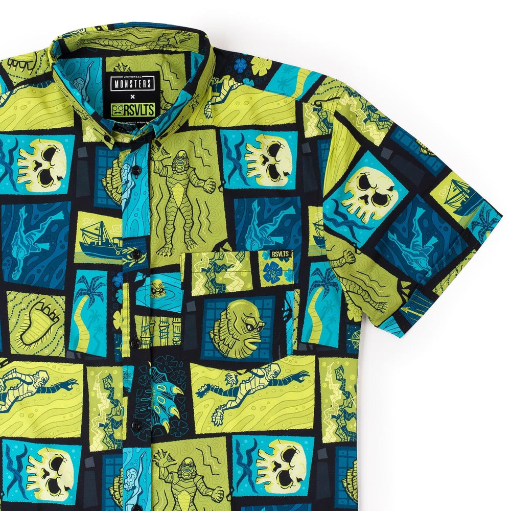 Universal Monsters "Creature From the Black Lagoon" – KUNUFLEX Short Sleeve Shirt