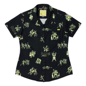 Shrek "Ogre Fight" – Women's KUNUFLEX Short Sleeve Shirt