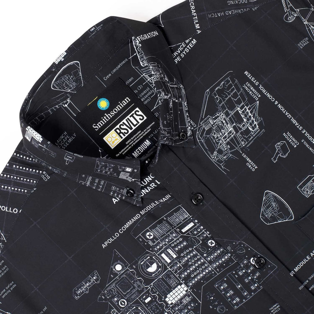 Smithsonian Air and Space "Boldly Go" – KUNUFLEX Short Sleeve Shirt - Image 7