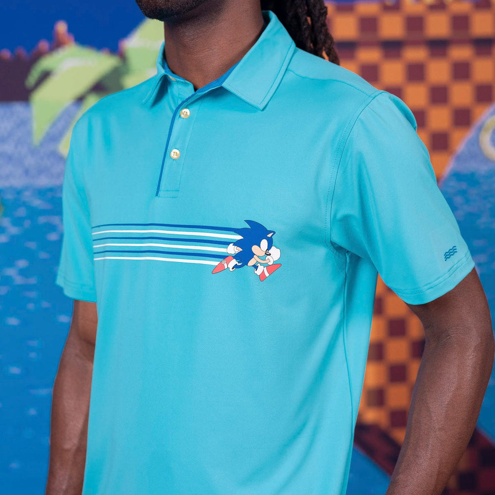 Sonic the Hedgehog "Blue Streak" – All-Day Polo - Image 4