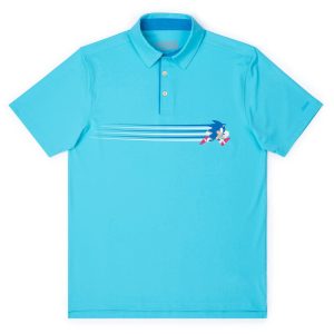 Sonic the Hedgehog "Blue Streak" – All-Day Polo