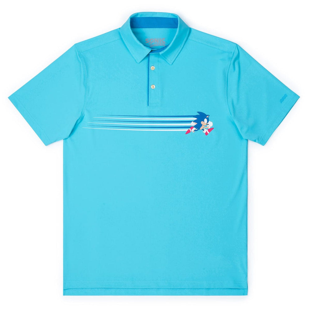 Sonic the Hedgehog "Blue Streak" – All-Day Polo