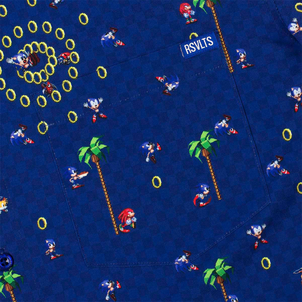 Sonic the Hedgehog "Sonic Interrupted" – KUNUFLEX Short Sleeve Shirt - Image 3