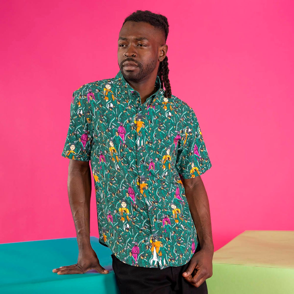 Squid Game "First Game" – KUNUFLEX Short Sleeve Shirt - Image 2