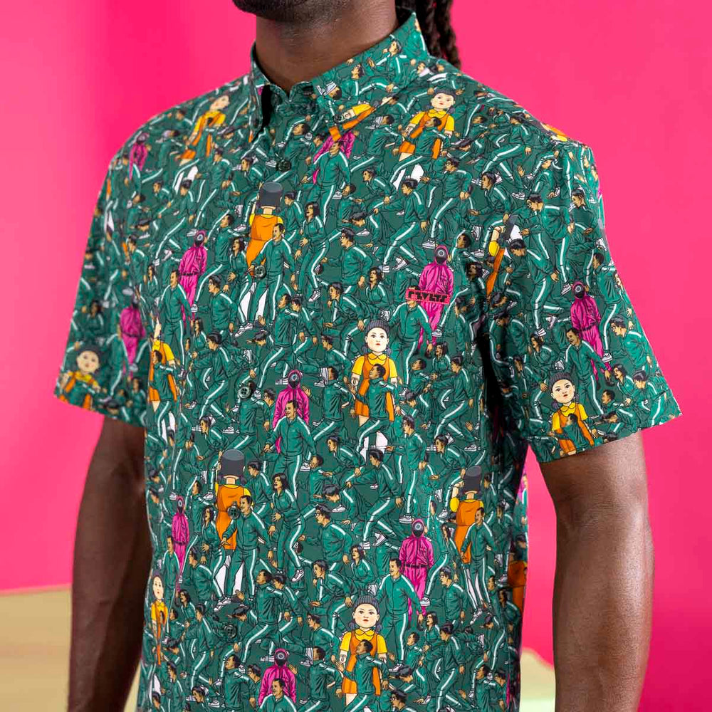 Squid Game "First Game" – KUNUFLEX Short Sleeve Shirt - Image 4