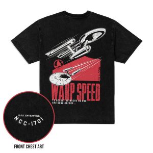 Star Trek "Warp Speed" – Vintage Crewneck Tee
