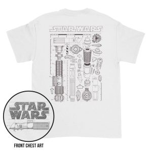 Star Wars™ "Saber Schematics" – Crewneck Tee