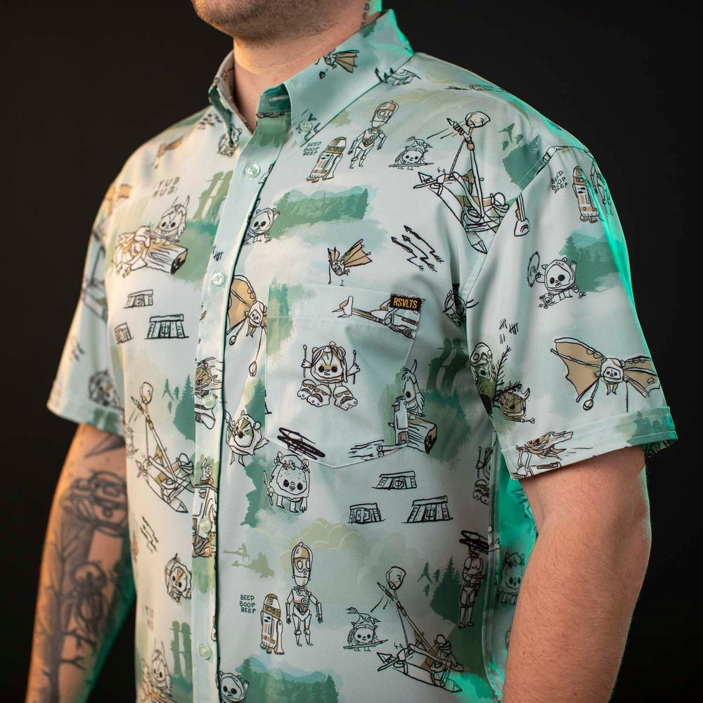 Star Wars™ “Ewok Warriors” – KUNUFLEX Short Sleeve Shirt - Image 4
