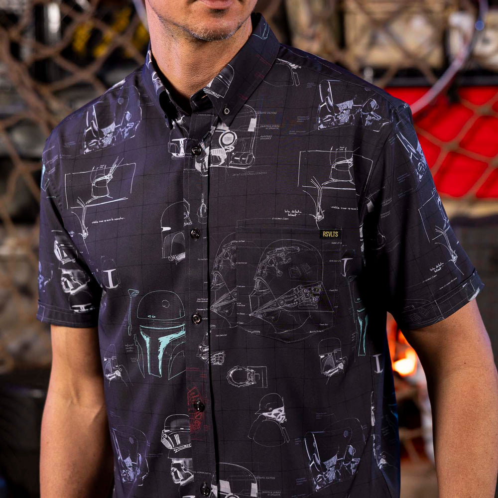 Star Wars™ "Helmetrics" – KUNUFLEX Short Sleeve Shirt - Image 4