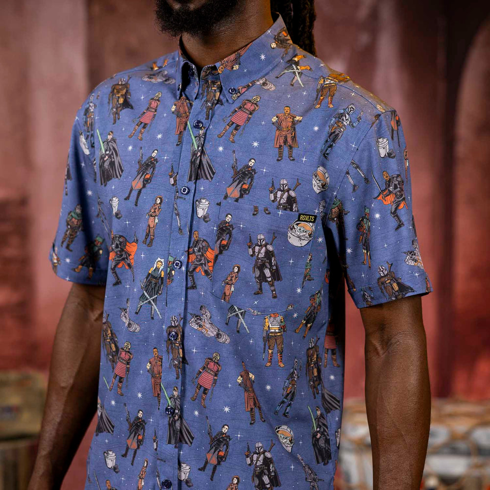 Star Wars™ "Retro Mando" – KUNUFLEX Short Sleeve Shirt - Image 4
