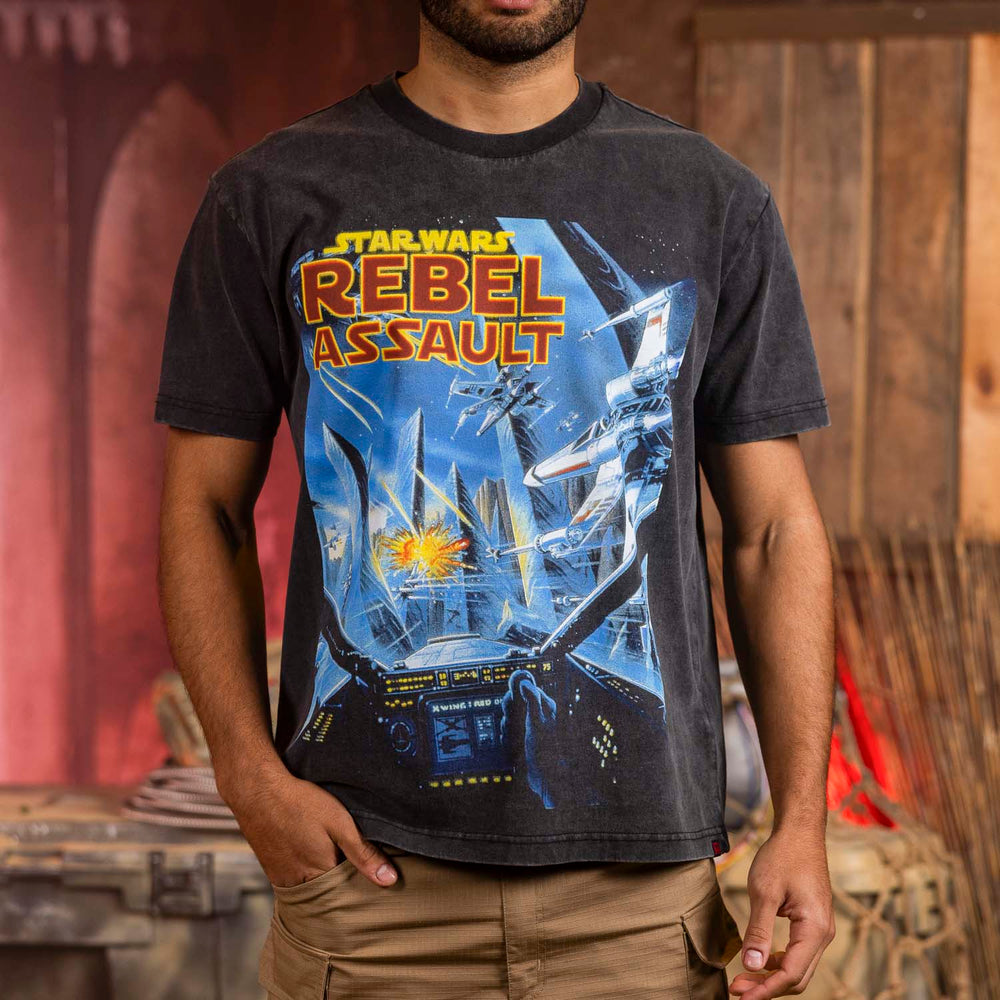 Star Wars™ "Rebel Assault" – Vintage Crewneck Tee - Image 3