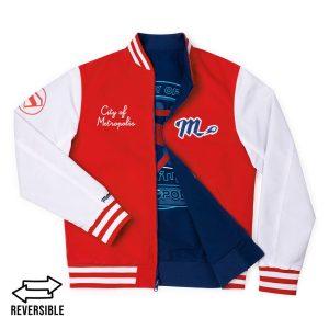 Superman™ "Hometown Hero” – Reversible Bomber Jacket