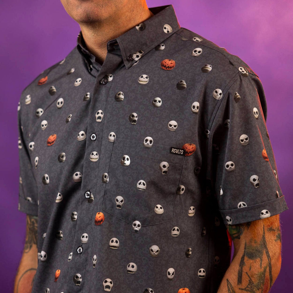Disney Tim Burton's The Nightmare Before Christmas "Lil Jacks" – KUNUFLEX Short Sleeve Shirt - Image 4