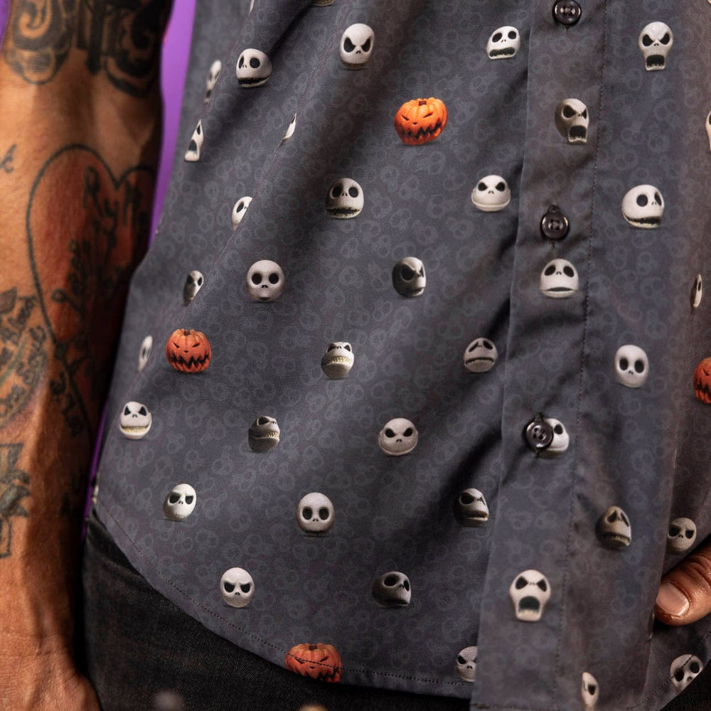 Disney Tim Burton's The Nightmare Before Christmas "Lil Jacks" – KUNUFLEX Short Sleeve Shirt - Image 6