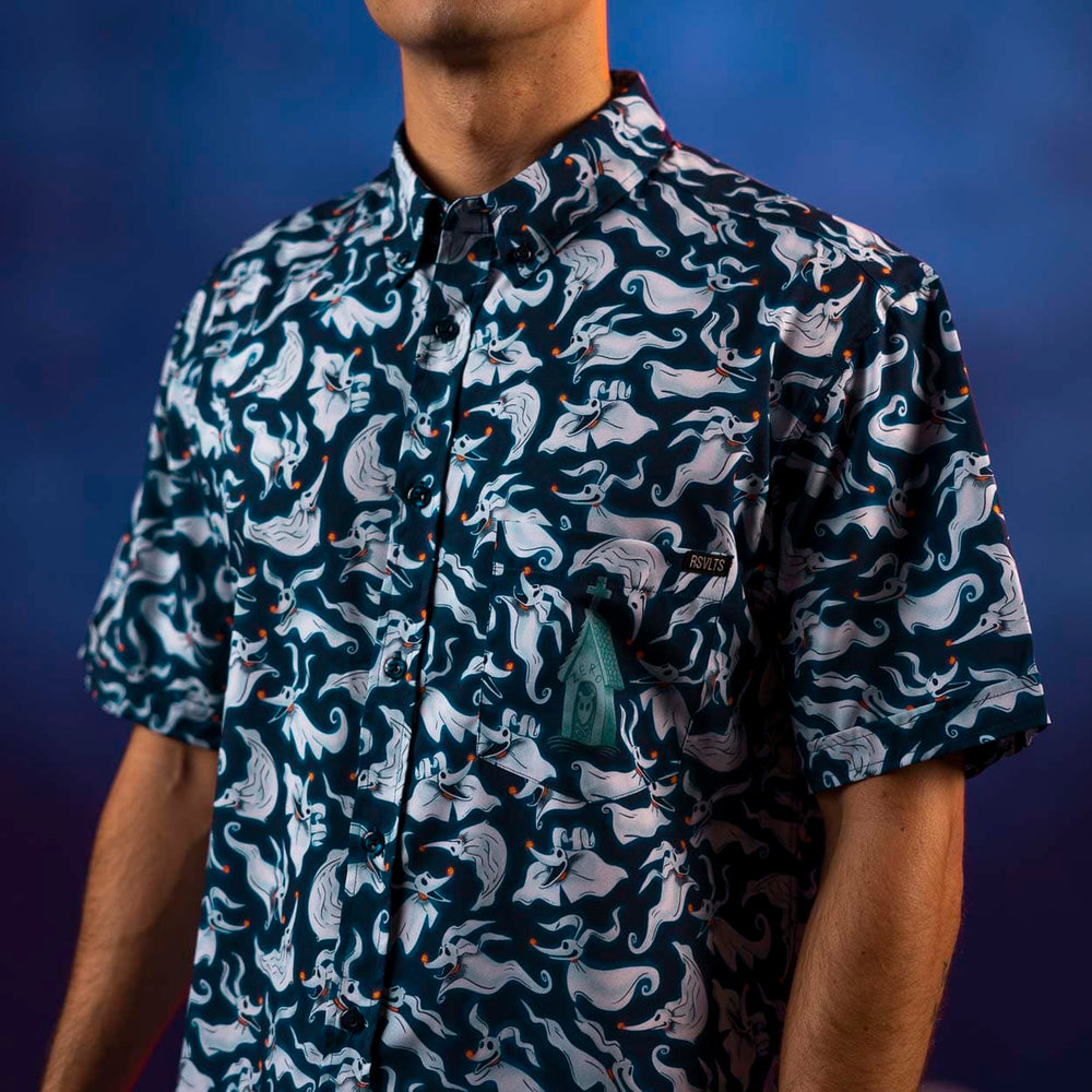 Disney Tim Burton's The Nightmare Before Christmas "There Goes My Zero" – KUNUFLEX Short Sleeve Shirt - Image 2