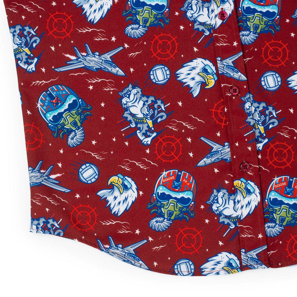 Top Gun "Wingman" (Red) – KUNUFLEX Short Sleeve Shirt - Image 5