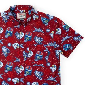 Top Gun "Wingman" (Red) – KUNUFLEX Short Sleeve Shirt