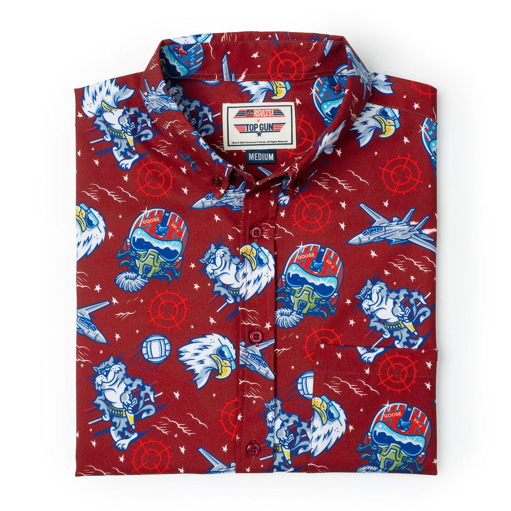 Top Gun "Wingman" (Red) – KUNUFLEX Short Sleeve Shirt - Image 7
