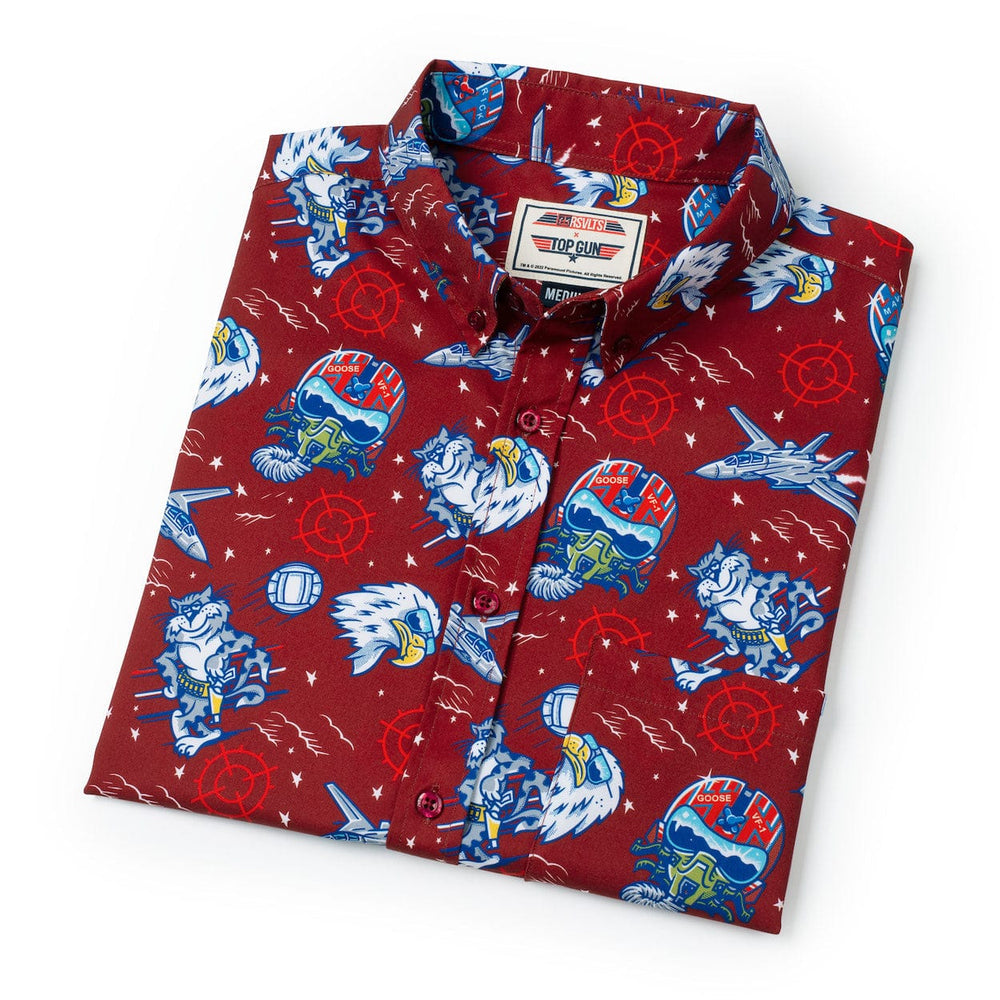Top Gun "Wingman" (Red) – KUNUFLEX Short Sleeve Shirt - Image 9