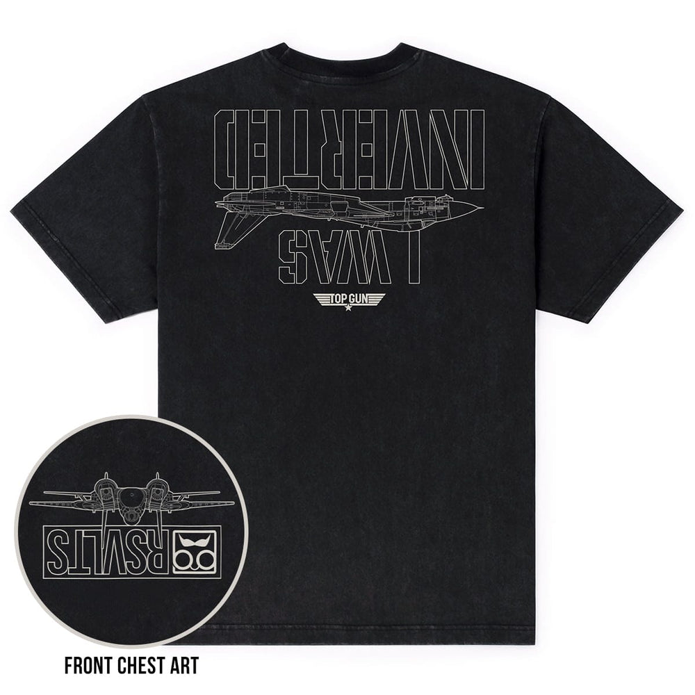 Top Gun "I Was Inverted" – Vintage Crewneck Tee