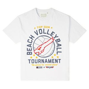Top Gun "No Points for Second Place" – Vintage Crewneck Tee