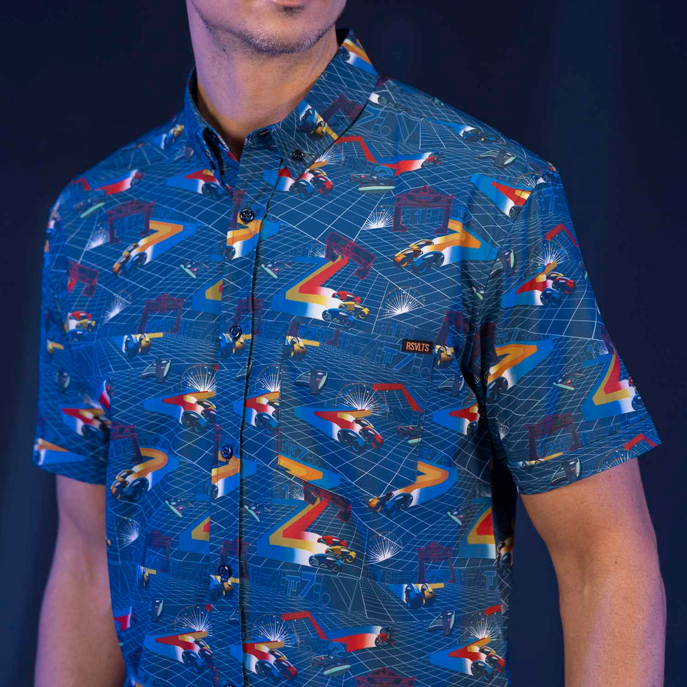 Disney's Tron "The Grid" – KUNUFLEX Short Sleeve Shirt - Image 4