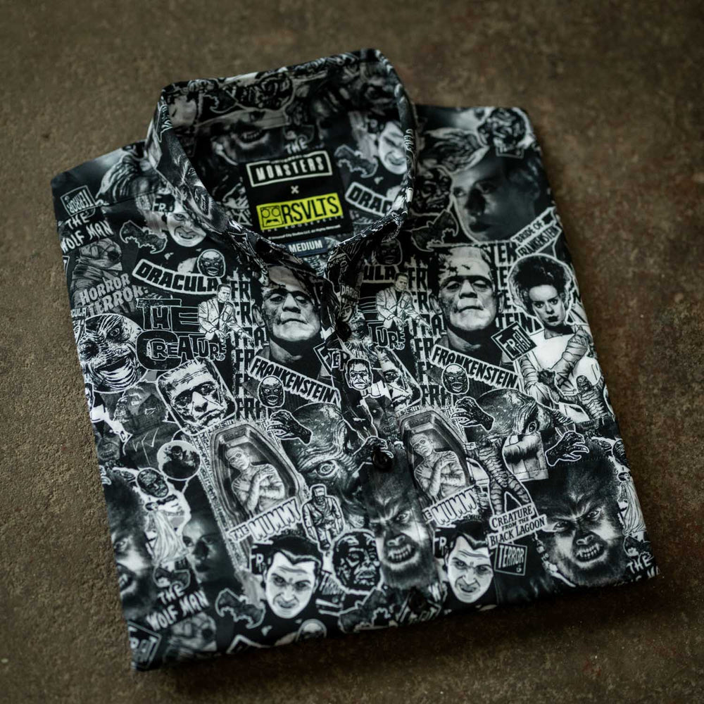 Universal Monsters "Monster Mashup" – KUNUFLEX Short Sleeve Shirt - Image 6