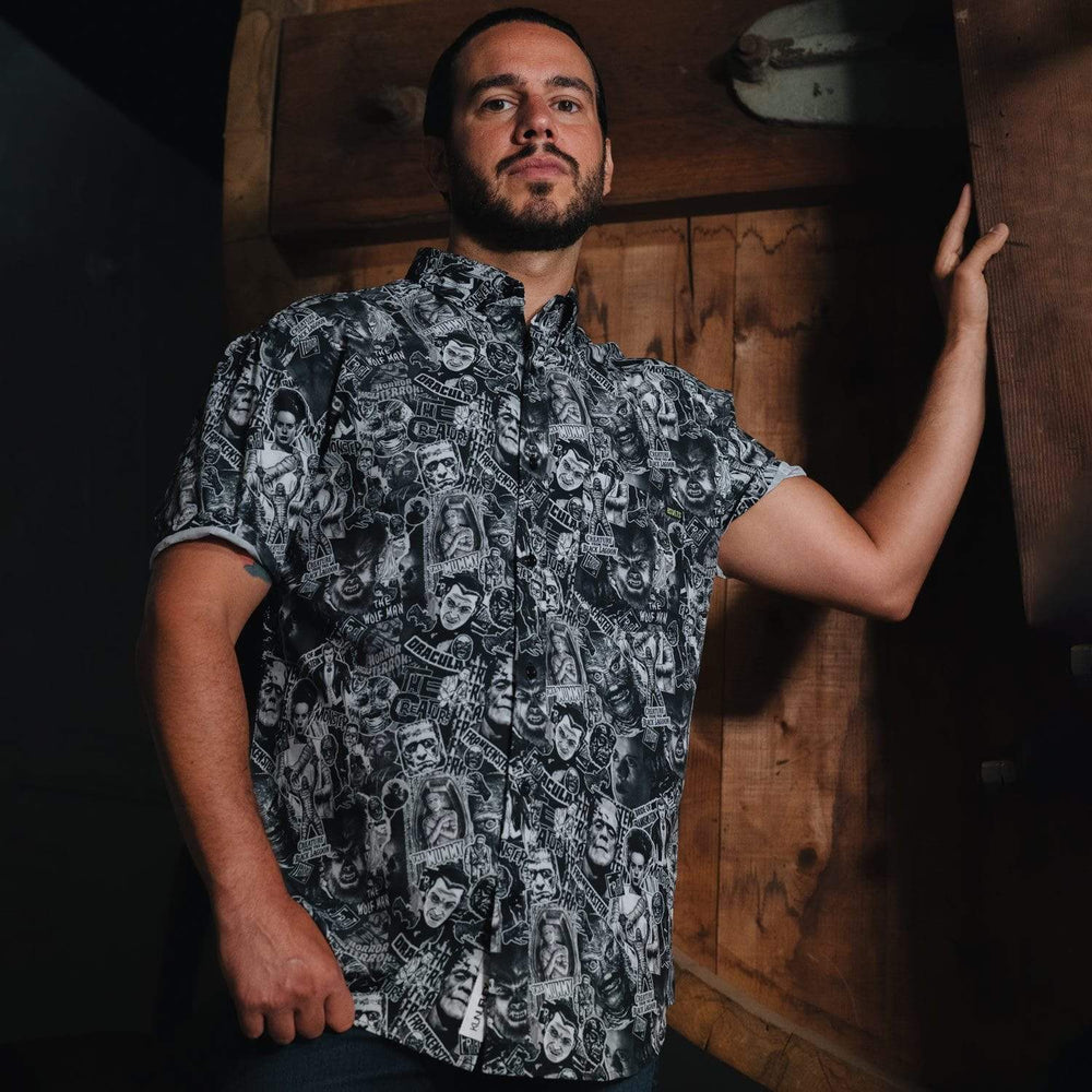 Universal Monsters "Monster Mashup" – KUNUFLEX Short Sleeve Shirt - Image 2