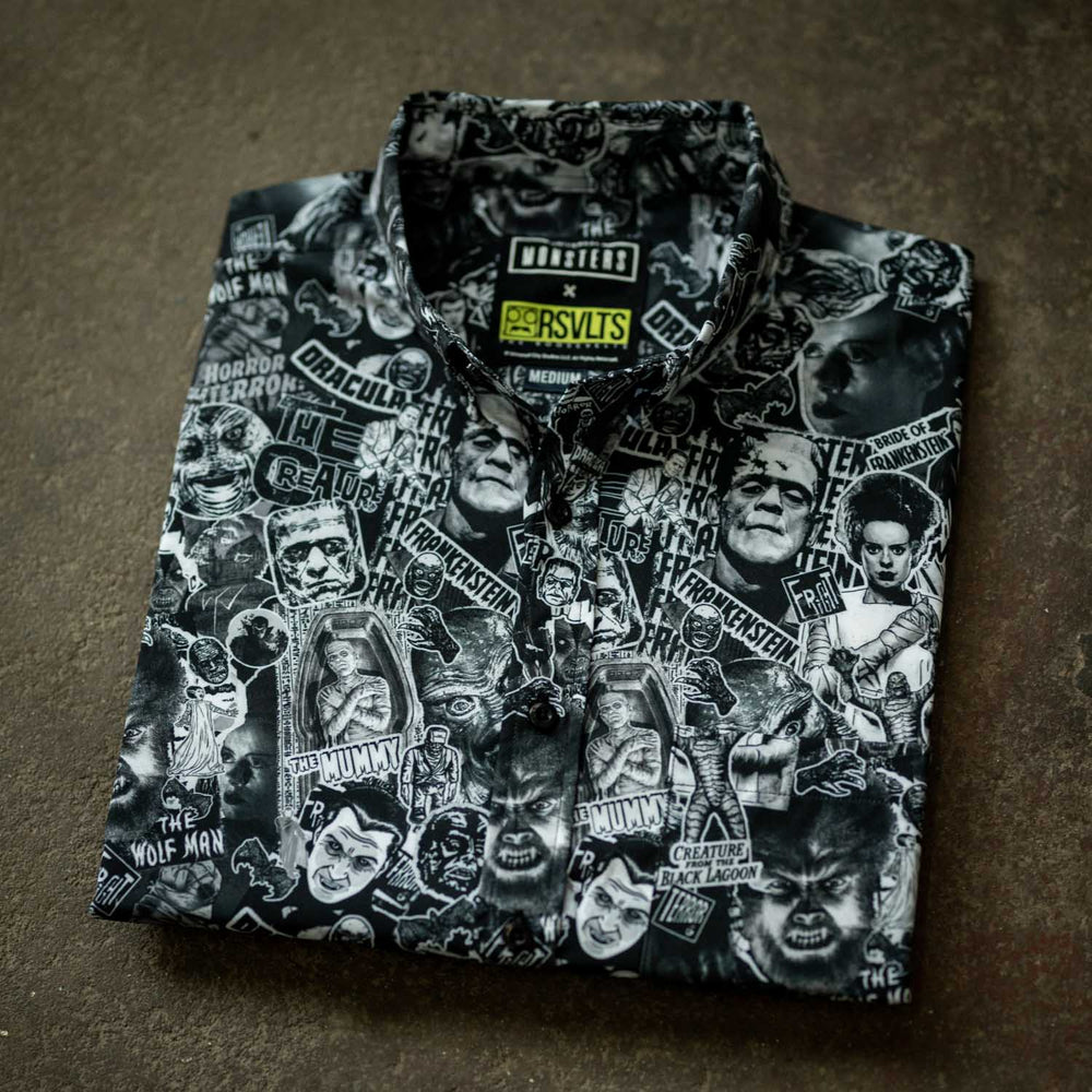 Universal Monsters "Monster Mashup" – KUNUFLEX Short Sleeve Shirt - Image 8