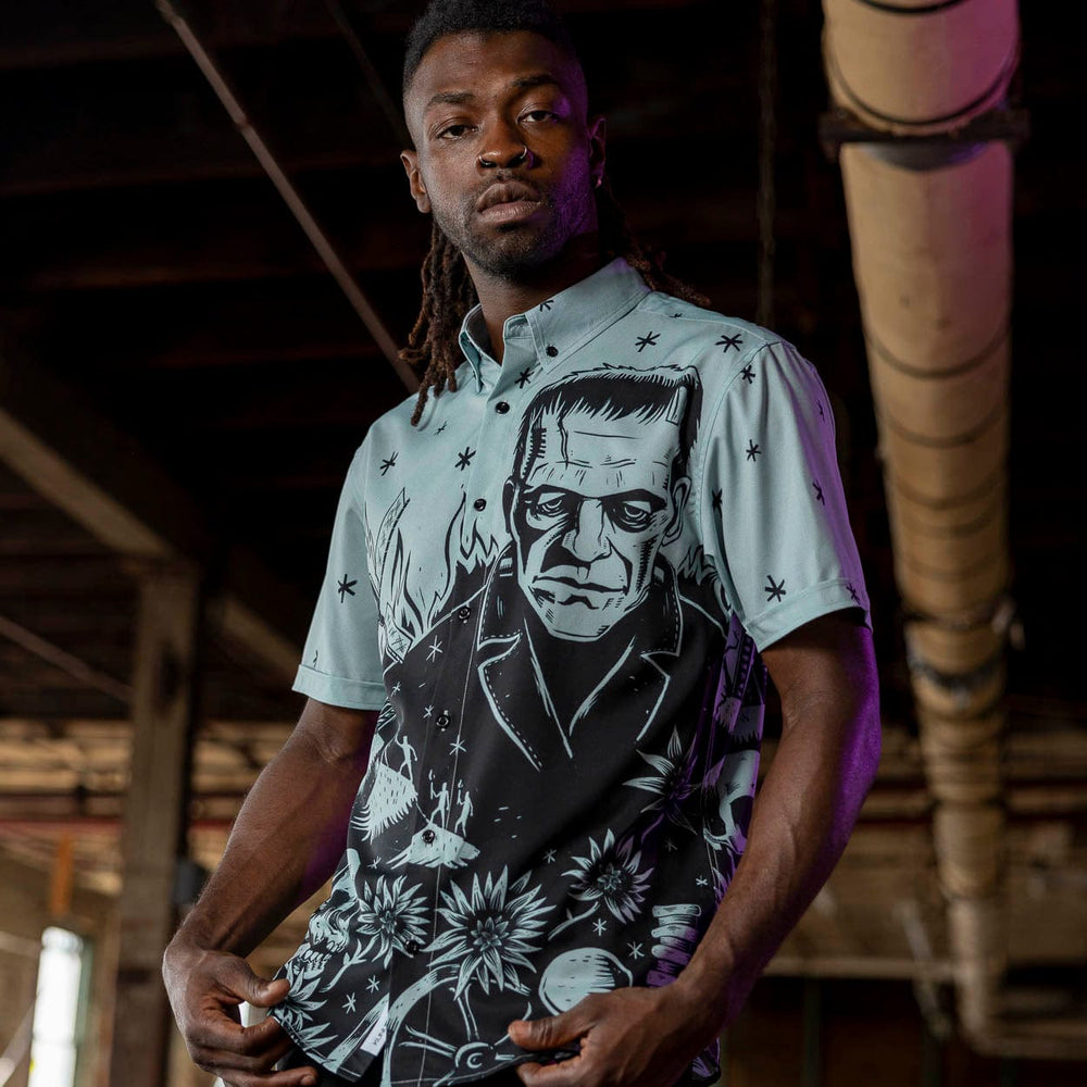 Universal Monsters "The Monster" – KUNUFLEX Short Sleeve Shirt - Image 3