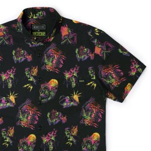 Universal Monsters "Fluorescent Frights" – KUNUFLEX Short Sleeve Shirt