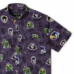 Universal Monsters "Monstickers" – KUNUFLEX Short Sleeve Shirt