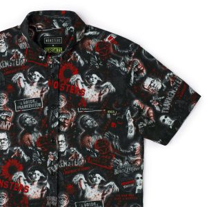 Universal Monsters "Now Slaying" – KUNUFLEX Short Sleeve Shirt