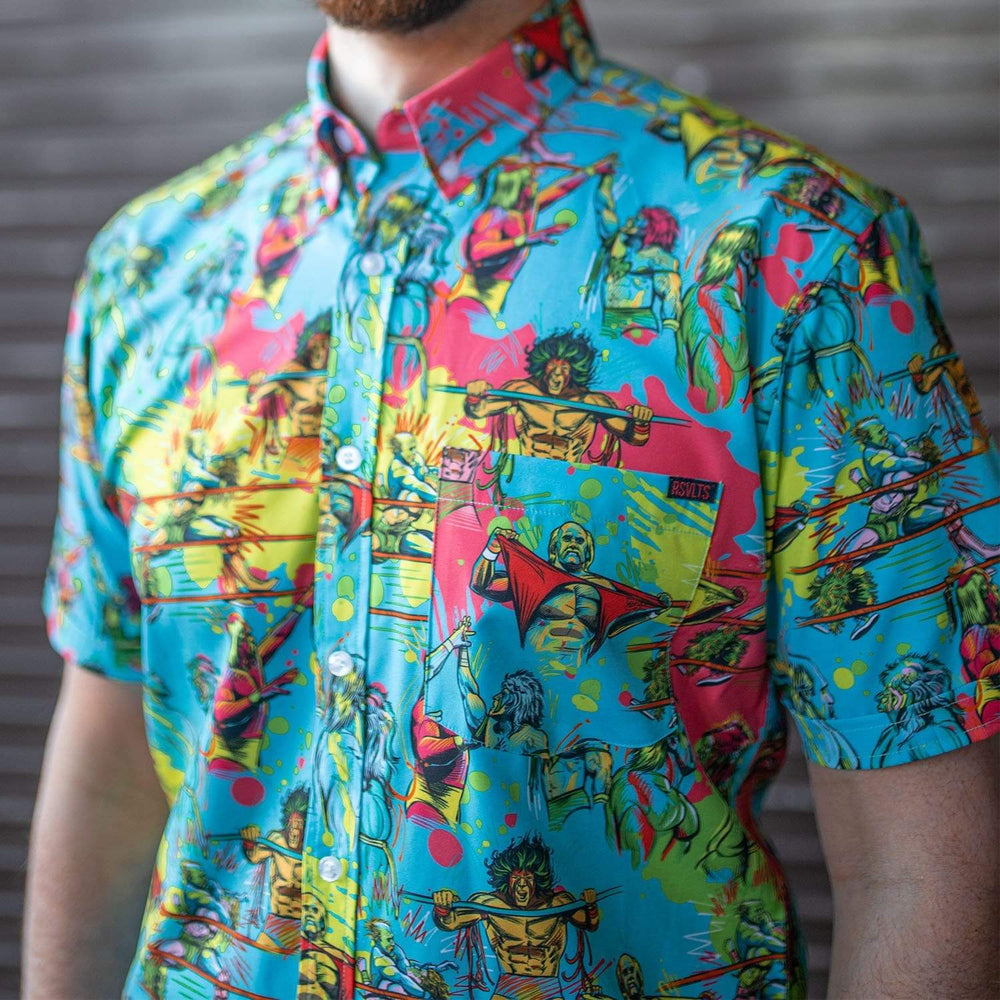 Hulk Hogan vs. Ultimate Warrior – KUNUFLEX Short Sleeve Shirt - Image 5