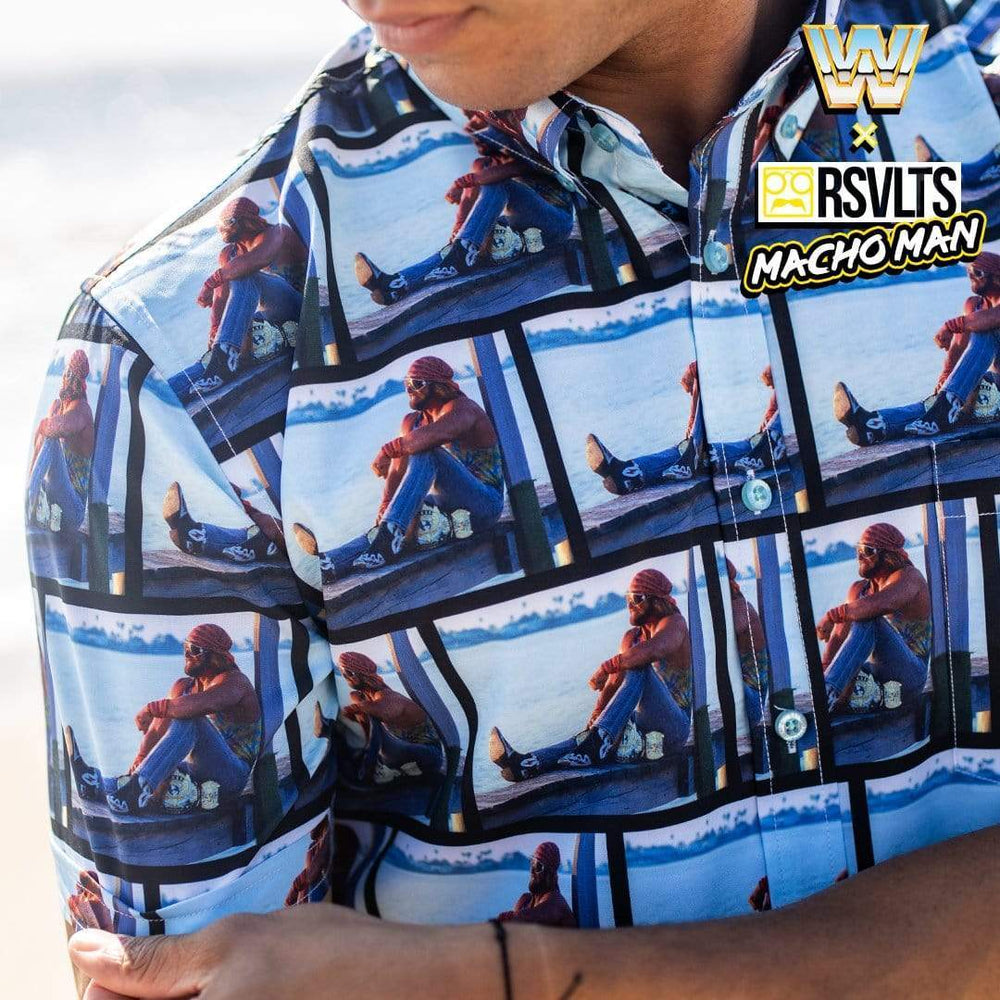 Macho Man "Deep Thoughts" – KUNUFLEX Short Sleeve Shirt - Image 6