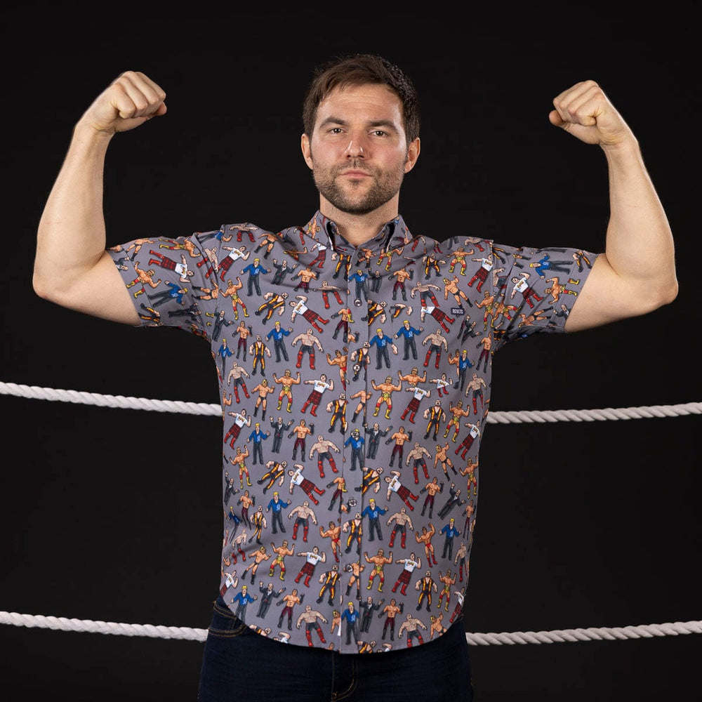 WWE "Rubber Match" – KUNUFLEX Short Sleeve Shirt - Image 2