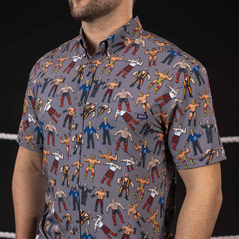 WWE "Rubber Match" – KUNUFLEX Short Sleeve Shirt - Image 4