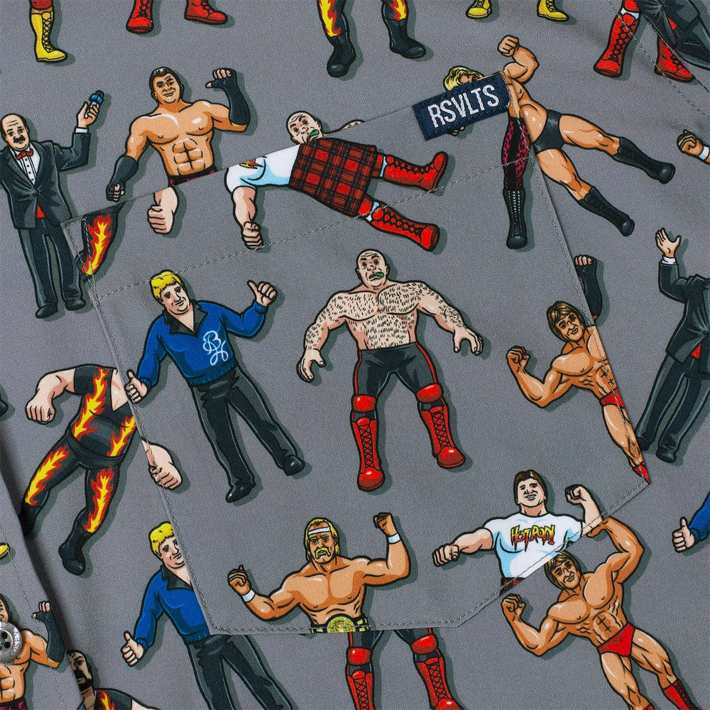 WWE "Rubber Match" – KUNUFLEX Short Sleeve Shirt - Image 3