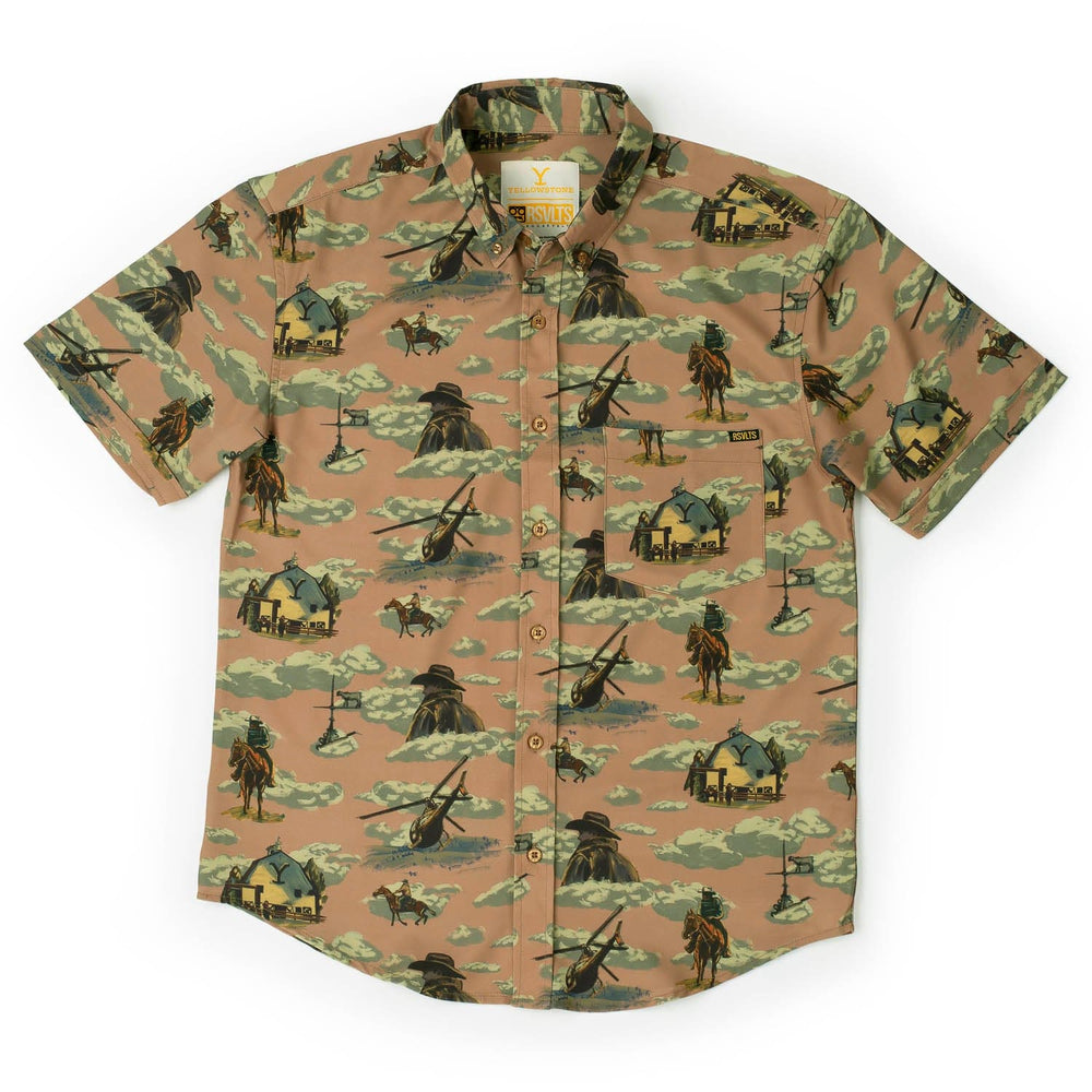 Yellowstone "Dutton Ranch" – KUNUFLEX Short Sleeve Shirt - Image 2