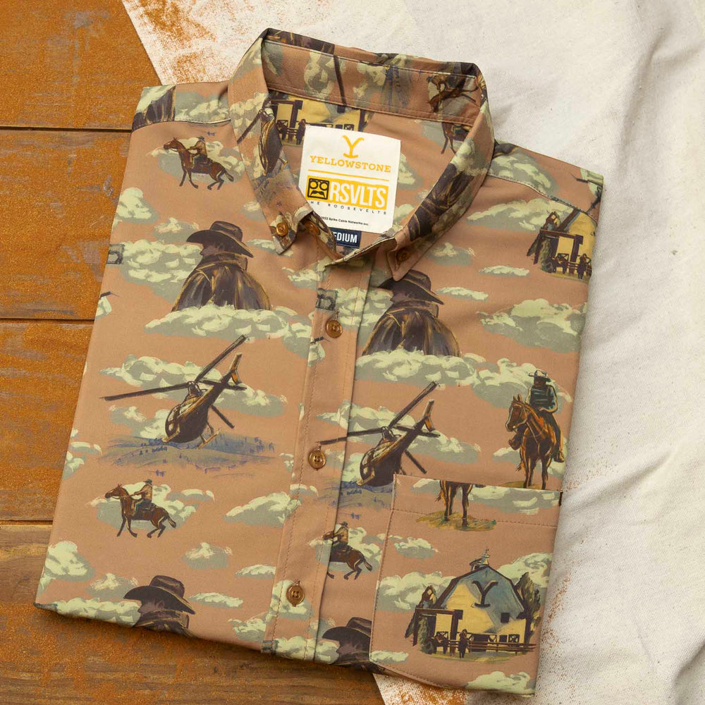 Yellowstone "Dutton Ranch" – KUNUFLEX Short Sleeve Shirt - Image 7