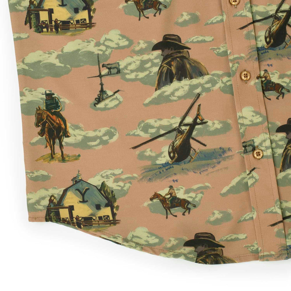 Yellowstone "Dutton Ranch" – KUNUFLEX Short Sleeve Shirt - Image 8